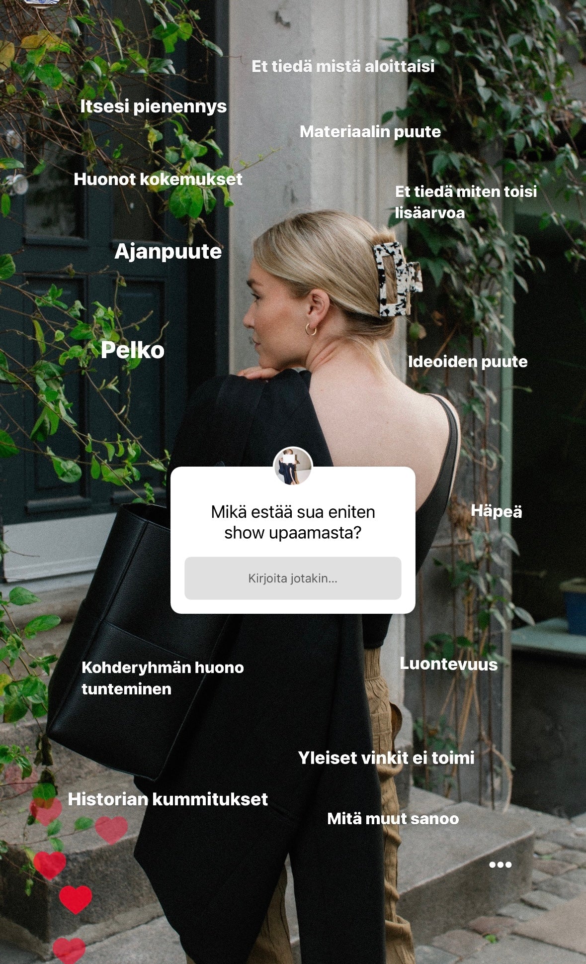 SOS - Sä oot sun story-kurssi